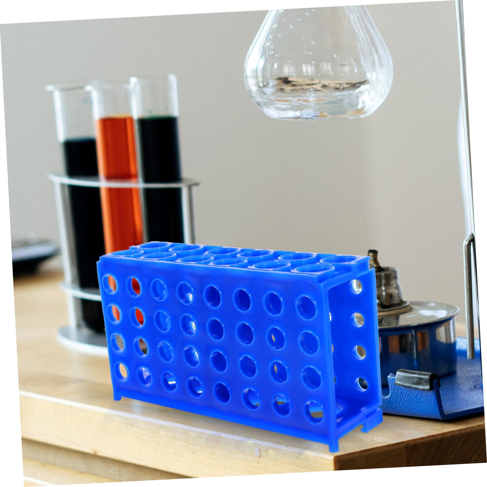 ULTECHNOVO Gradilla Para Tubos De Ensayo De 5 Piezas Riñonera Para Tubos De Muestra Soporte Para Accesorios De Laboratorio Almacenamiento Que Ahorra