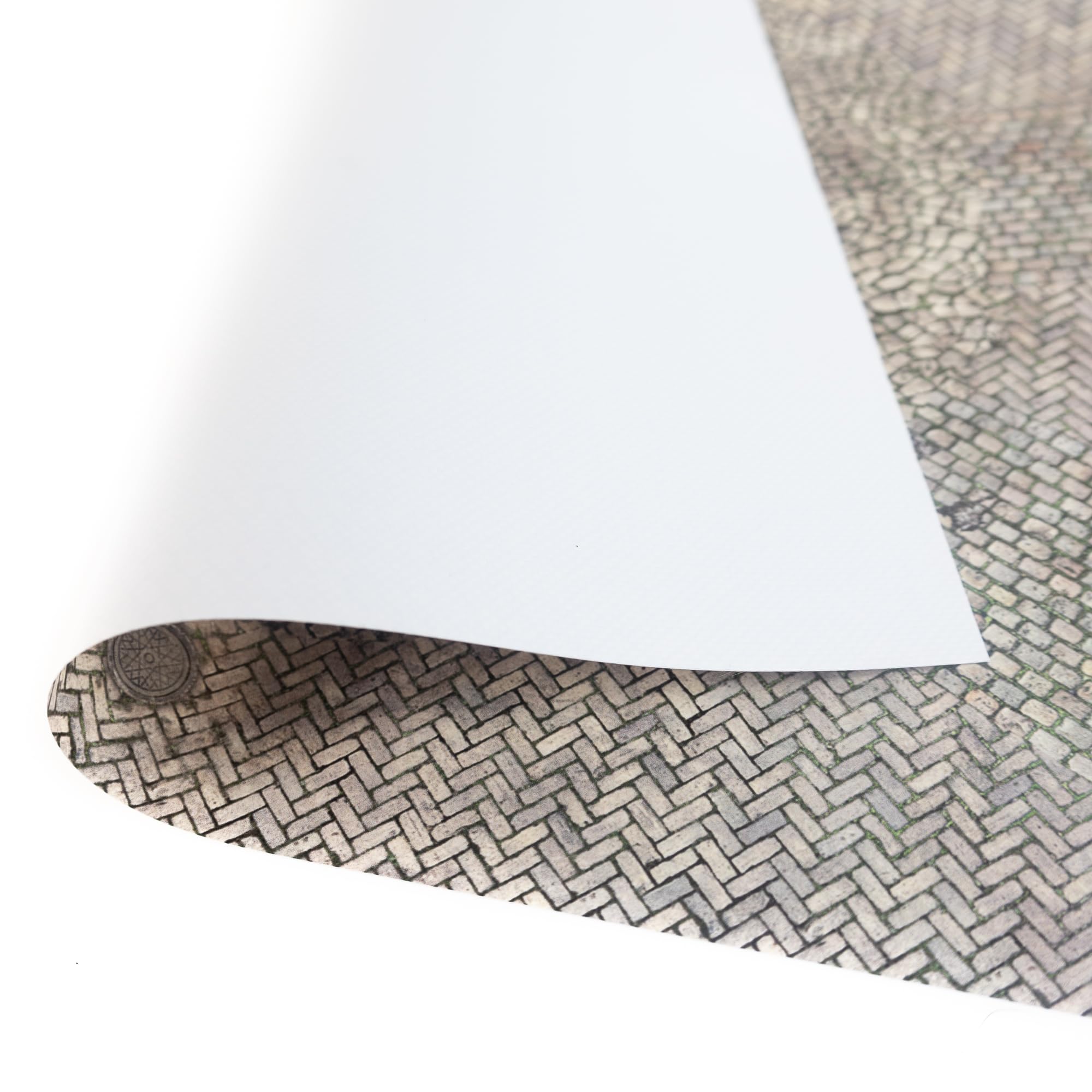 Tapis pour Wargaming Compatible avec Age of Sigmar - 112 x 152 cm - Espace pavé