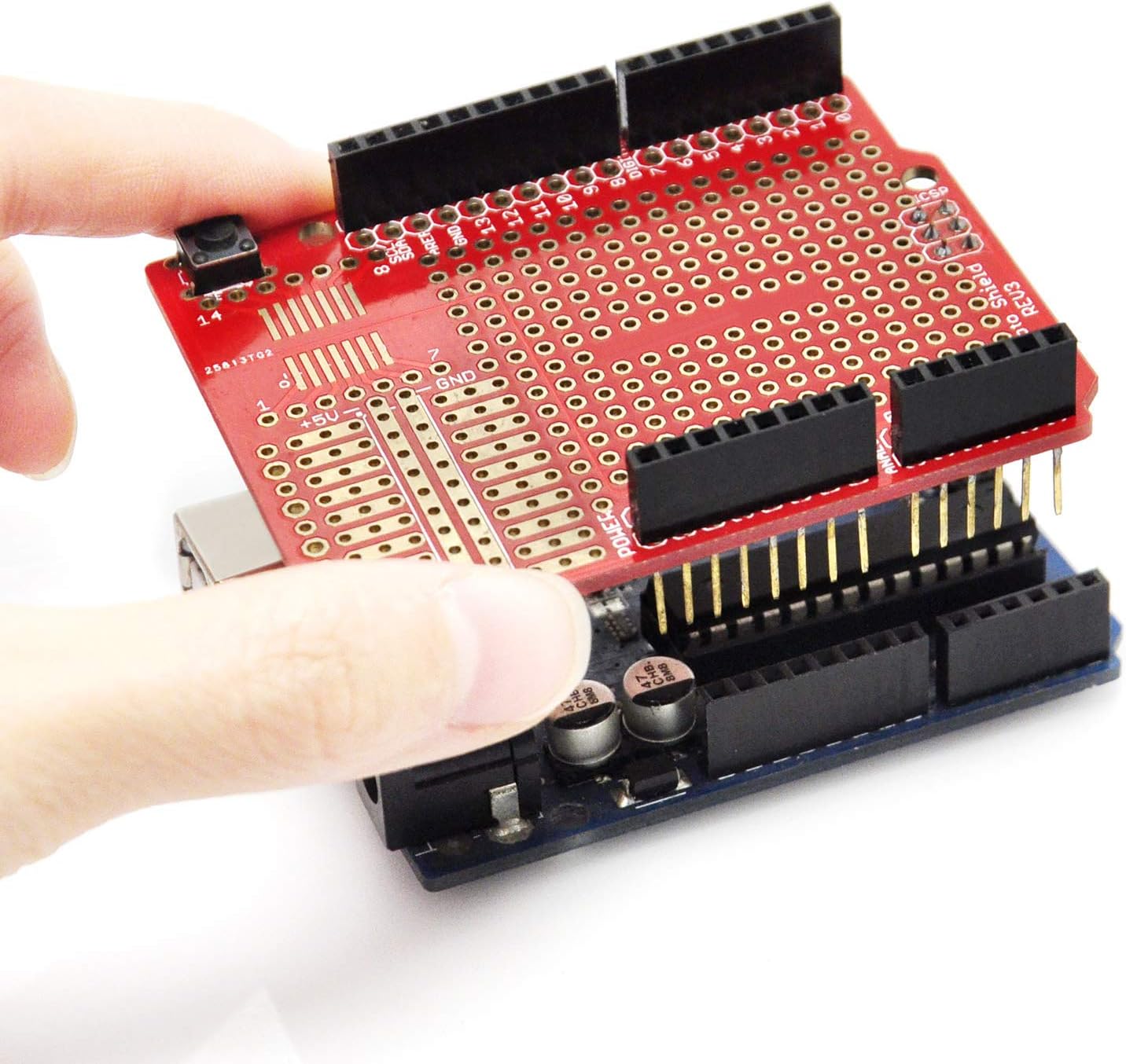 Mounting Prototype Shield on Arduino