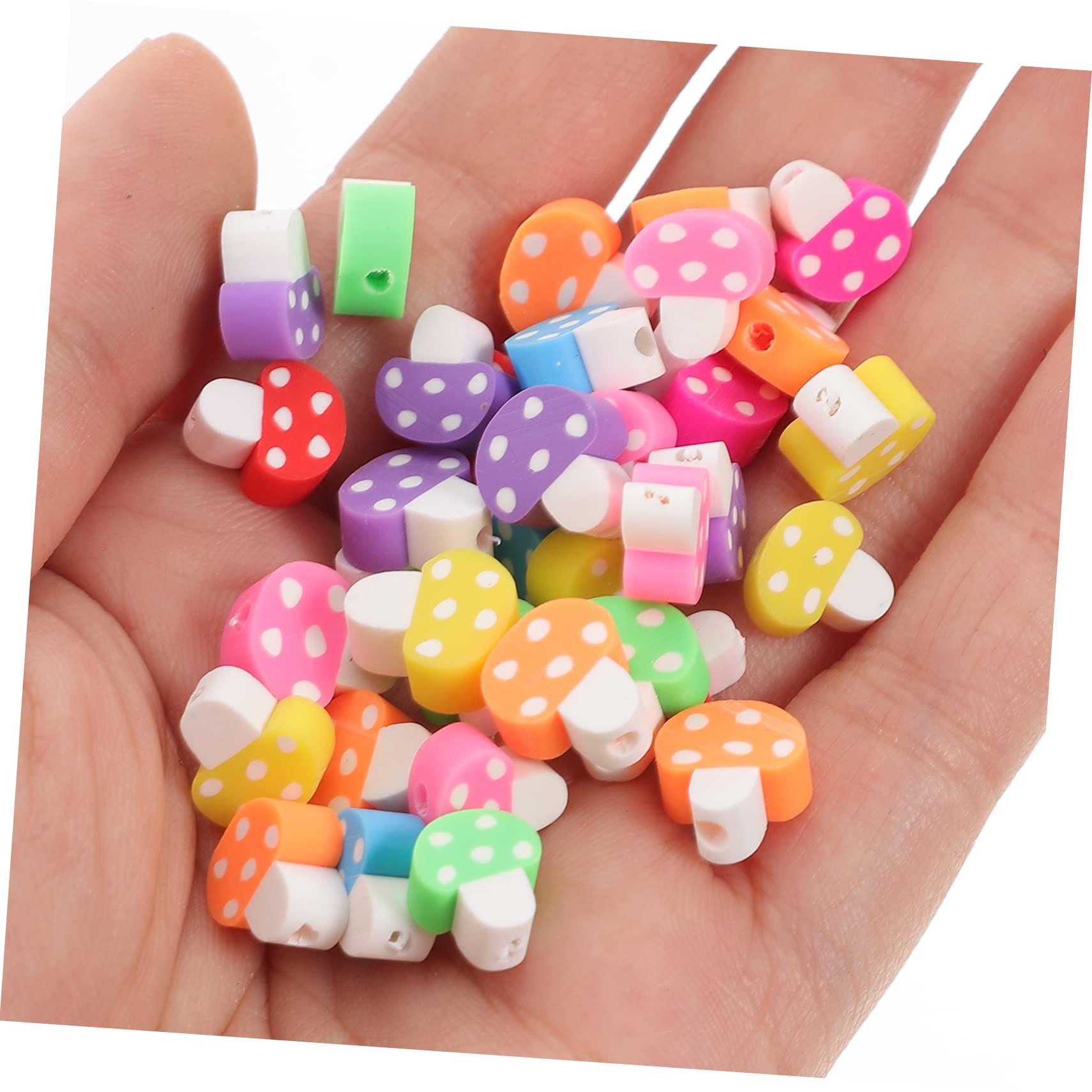 Operitacx 800piezas Abalorios De Arcilla Polimérica De Para Joyería De Espaciadores Para Pulseras y Collares Accesorios Creativos Para Manualidades