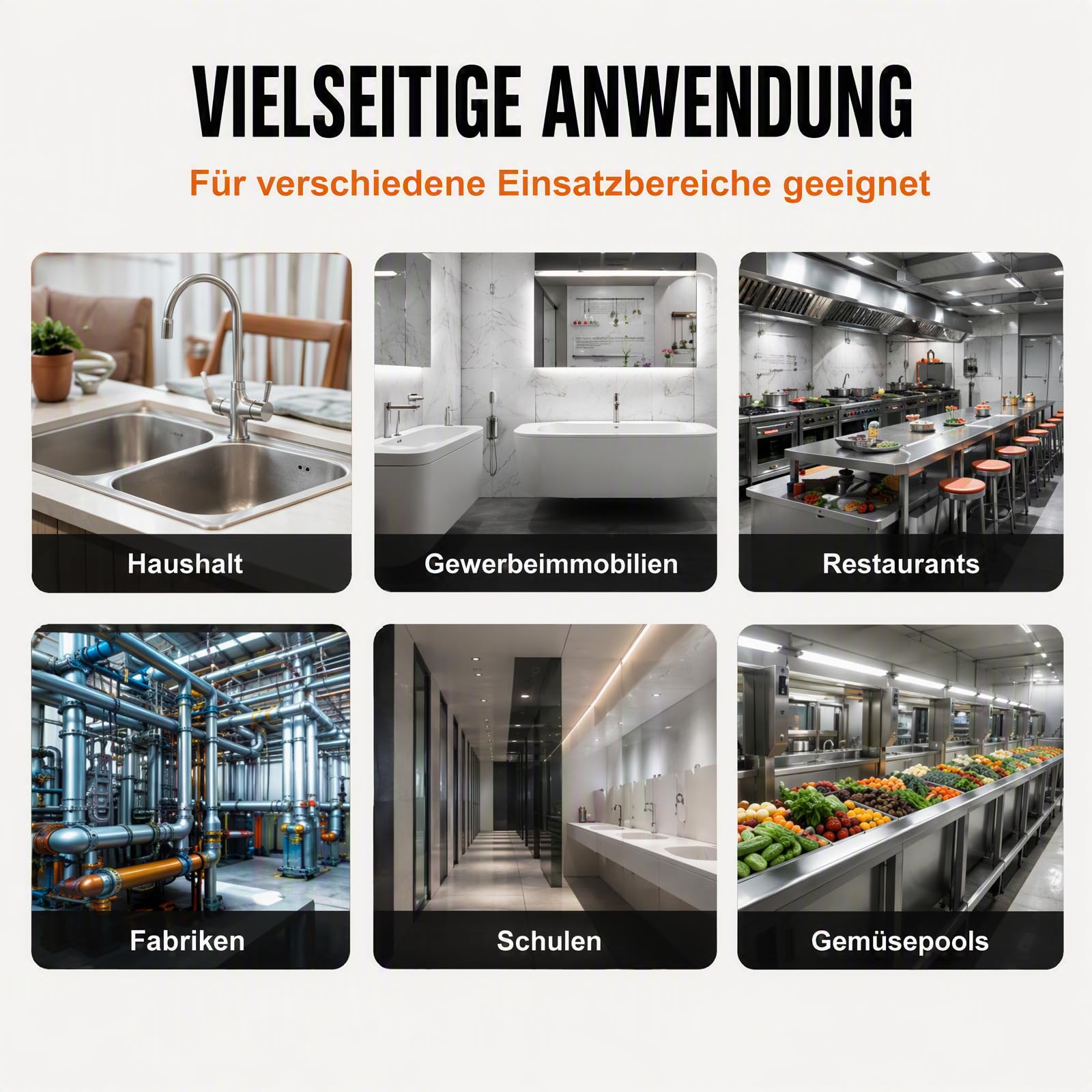 750W Rohrreinigungsmaschine Elektrisch mit Integriertem Leckageschutz
