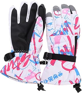 VANZACK 1 Par De Luvas De Esqui Para Homens Luvas De Inverno Masculinas Luvas De Corrida De Carro Luvas De Esqui Masculinas Luvas De Neve Luvas Multiuso Protetor De Mão Luvas Grossas De