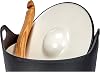 iTtala 1010774 Salpaneva Casserole Cast Enameled Pot, Black, 3L