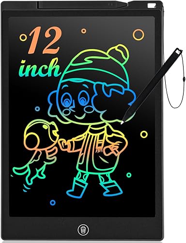 cimetech Tableta de escritura LCD para niños, 12 pulgadas, color negro