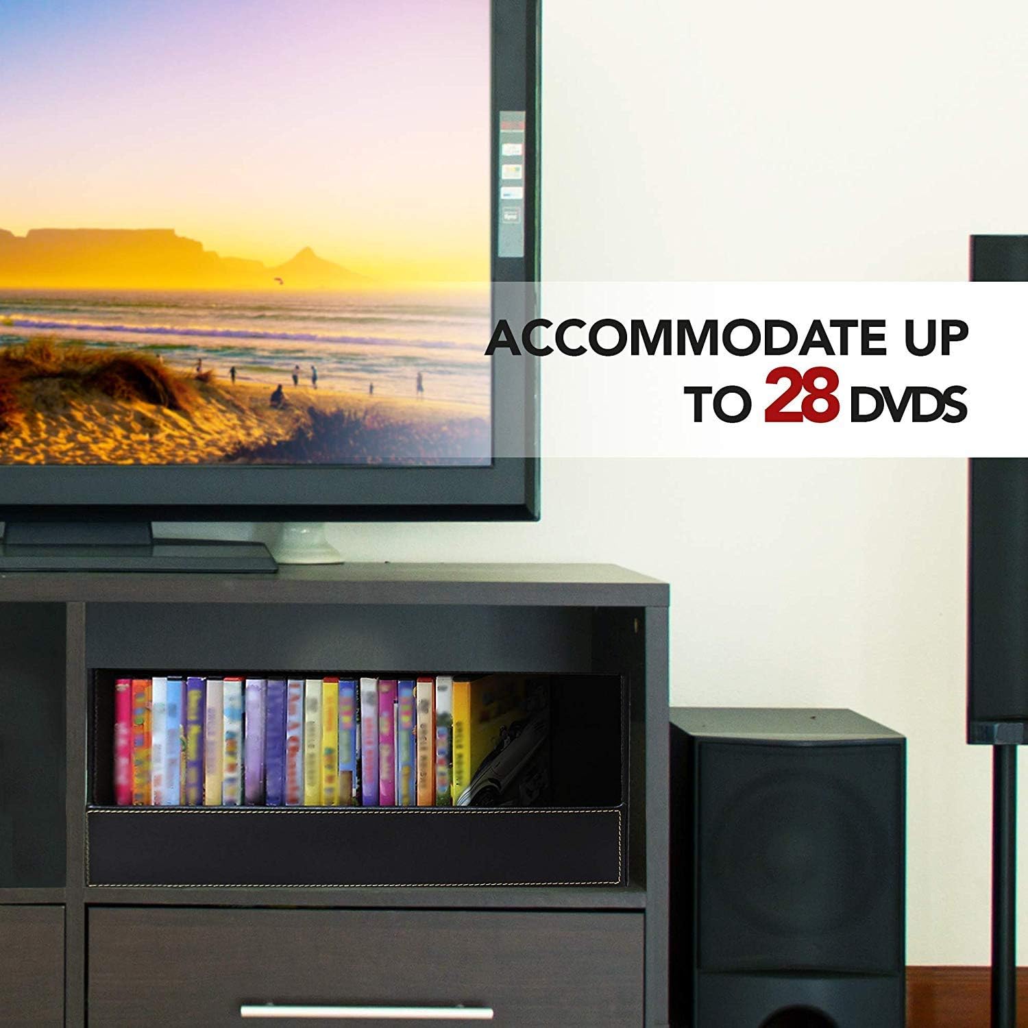 Bеѕt Rеvіеw Stock Your Home DVD Storage Box with Powerful Magnetic Opening - DVD Tray Holds 28 DVD BluRay PS4 Video Games for Media Shelf Storage and Organization Lіmіtеd Stосk Stock Your Home DVD Storage Box with Powerful Magnetic Opening - DVD Tray Holds 28 DVD BluRay PS4 Video Games for Media Shelf Storage and Organization