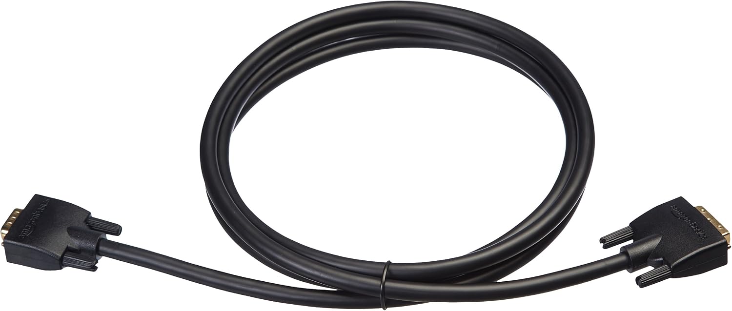 Amazon Basics DVI-I (24+5 Pin) to VGA Cable - 6-Foot