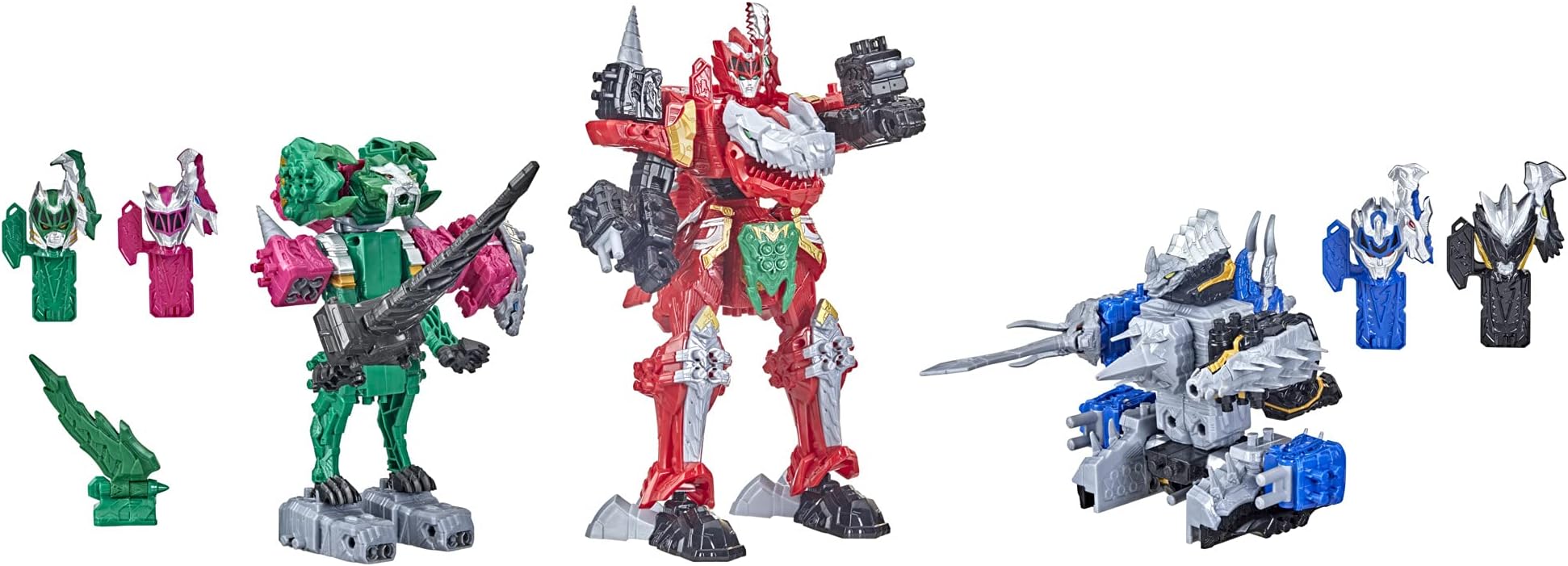 Power Rangers Dino Fury Megazode Mega Pack 5 Pack Zode Action Figure Toy 4+ (Amazon Exclusive)
