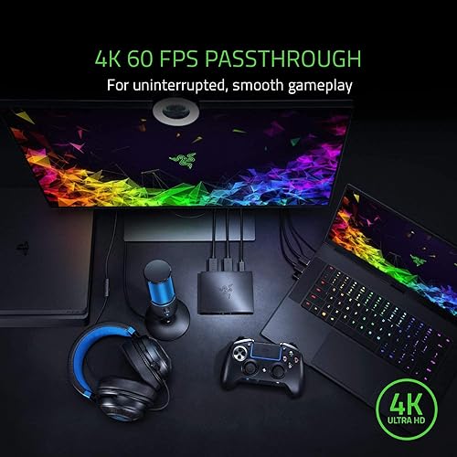 Miniatura 2 de Razer Ripsaw Tarjeta de captura de transmisión de juegos HD: 4K Passthrough - Grabación 1080P FHD 60 FPS - Compatible con PC, PS4, Xbox One,