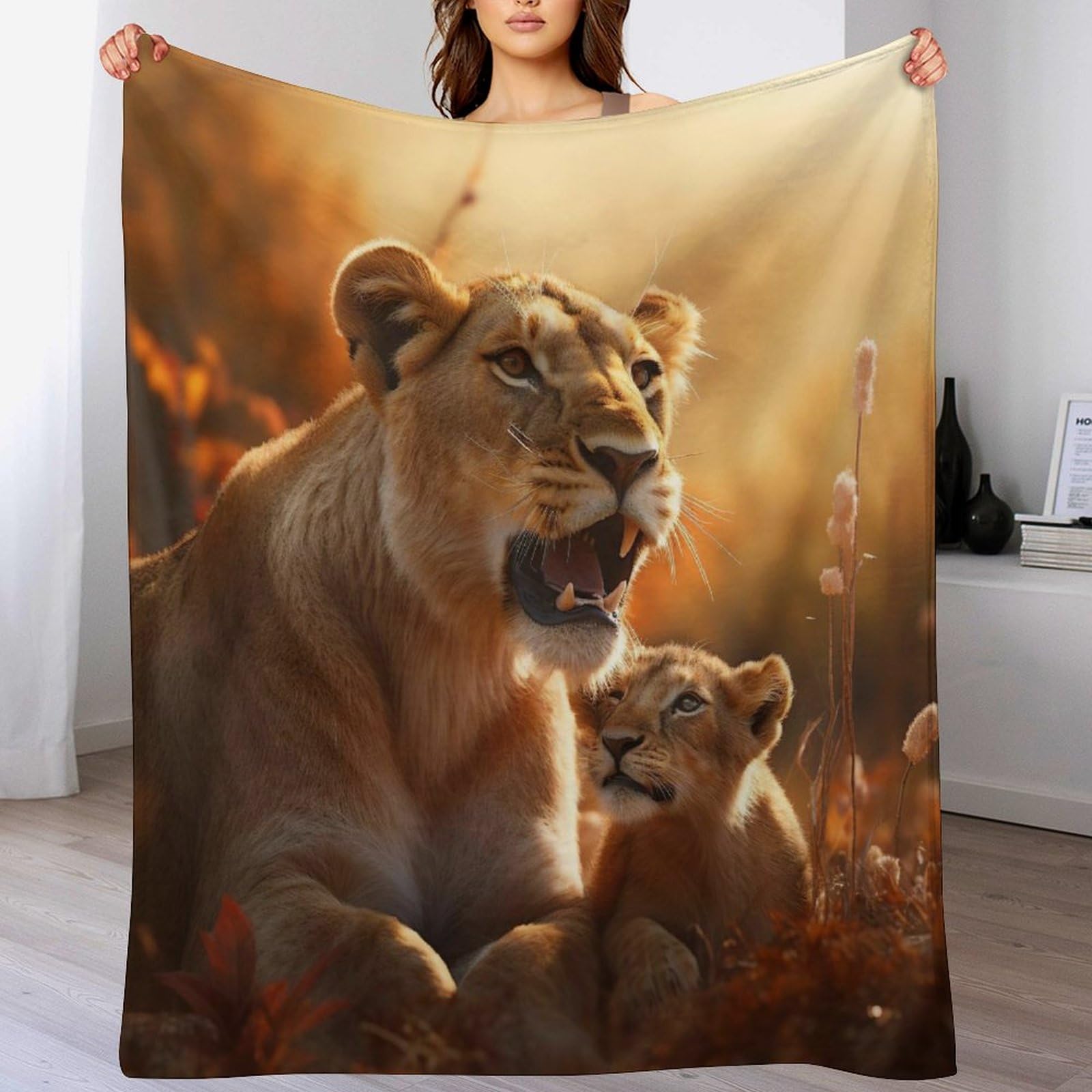 Couverture en polaire flannel douce 130x180cm pour lit adulte et voyage en famille