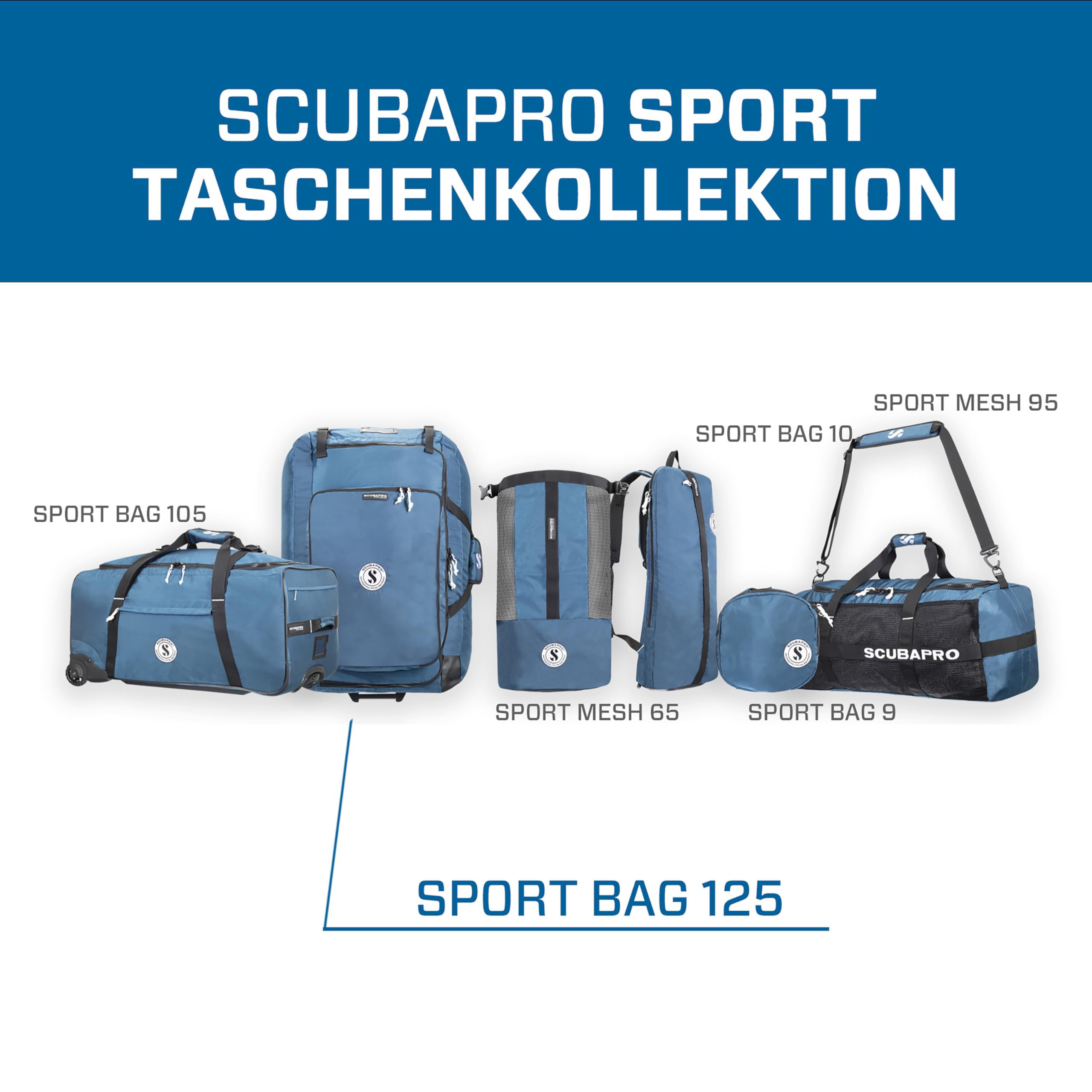SCUBAPRO Sport Bag 125 - Rollentasche