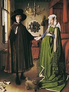 ART.COM Wall Art Print The Arnolfini Portrait by Jan van Eyck, 18" x 24"