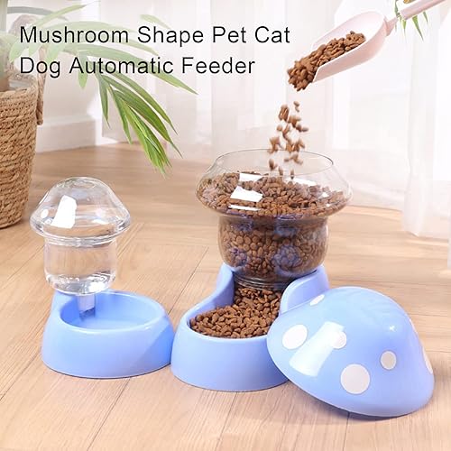 Miniatura 3 de Worparsen Alimentador automático para mascotas alimentador automático de alimentos por gravedad para perros dispensador de agua para gatos