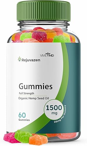 VIVE MD Gomitas Rejuvazen  Fórmula oficial  Gomitas Rejuvazen para presión arterial y azúcar  Gomitas de cáñamo Rejuvazen  Gomitas comestibles de