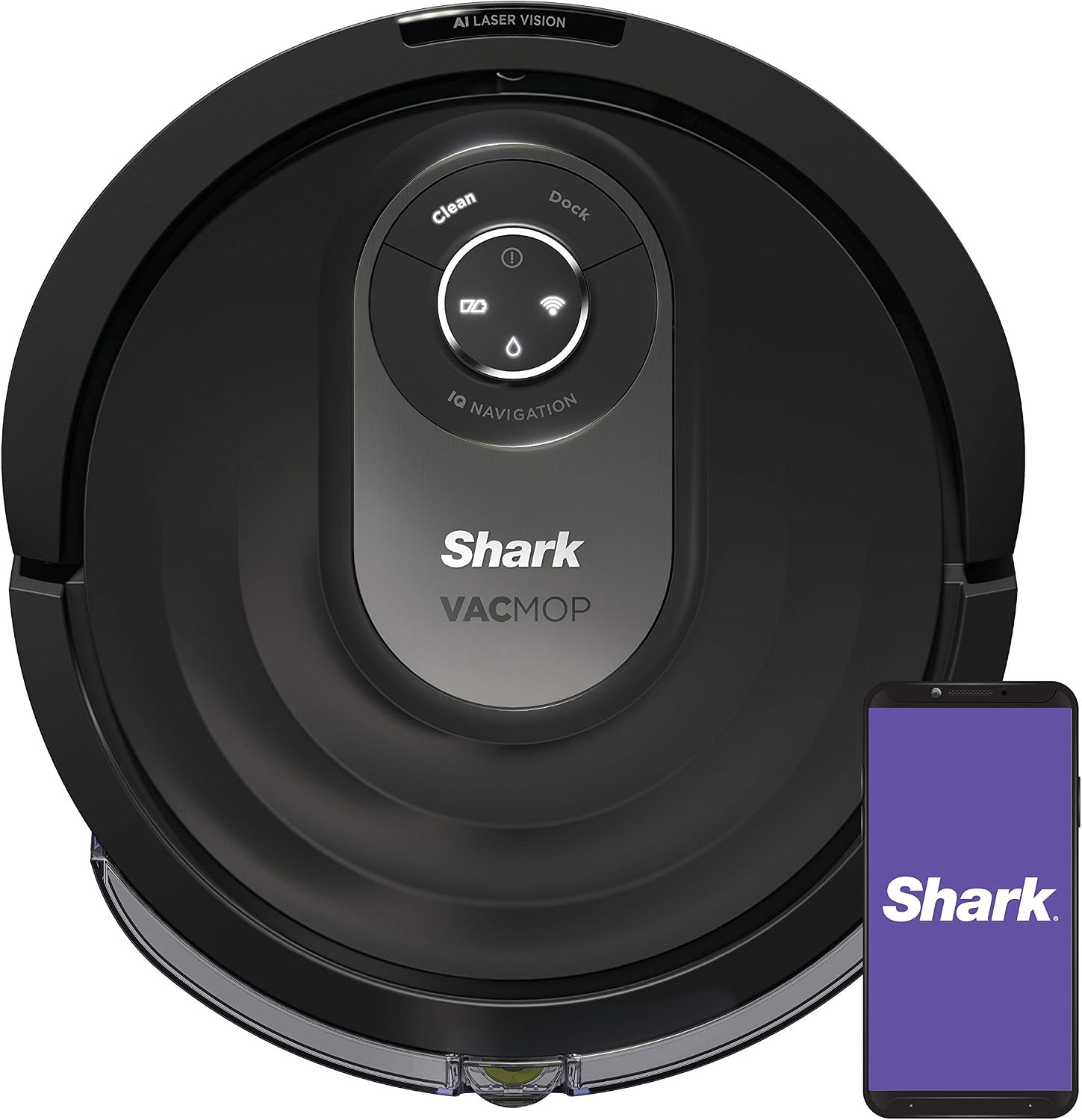 Amazon.com: Shark AI Robot VACMOP PRO con sónico Mopping, visión láser AI,  y WiFi - negro (renovado) : Industrial y Científico