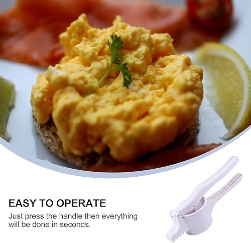 Miniatura 9 de Prensador de patatas de plástico, prensador manual de cítricos y limón para prensar patatas frutas, verduras y alimentos