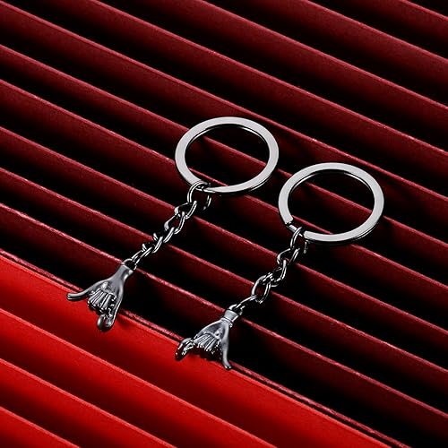 Miniatura 7 de VANLOVEMAC Pinky Promise - Regalo para parejas, regalos a juego para parejas, regalos para novio, novia, mejor amigo, él y ella