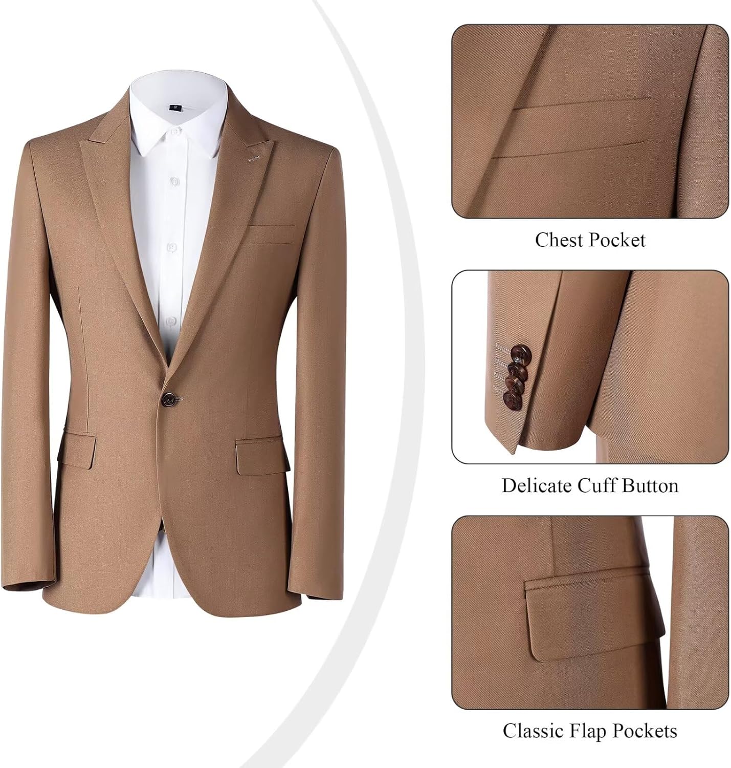 Mens Suits Slim Fit Formal Suits Double Breasted Suit Men 3 Piece Groomsmen Suit Prom Tuxedo Wedding Tuxedo Suits