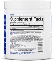 Vista 5 de Evogen Polvo de L-citrulina - Refuerzo de óxido nítrico Producción de óxido nítrico, promueve el flujo sanguíneo y la resistencia 60 porciones