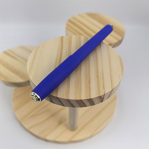 Miniatura 7 de Fengtaiyuan B10P18x6, bolígrafos de tinta de gel azul, cómodo agarre antideslizante, tinta azul, punta gruesa, 0.039 in, tinta de secado rápido,