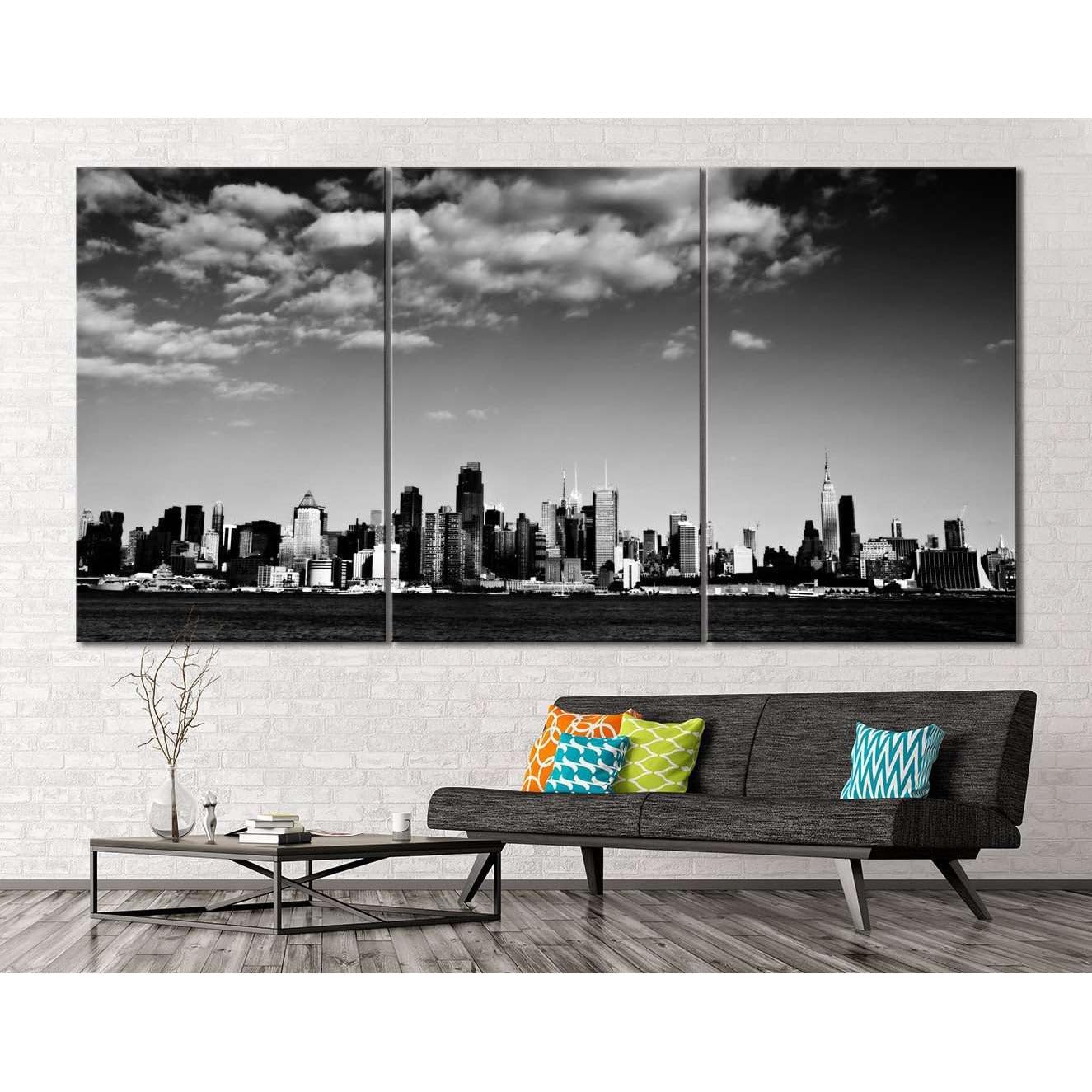 Cuadro Nueva York de 3 paneles para decoración de salones amplios 3