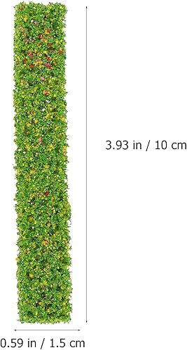 Miniatura 2 de YARDWE 3 piezas de arbustos de casa de muñecas, arbustos de flores de jardín de hadas, casa de muñecas, arbustos de flores, modelos de micropaisaje,