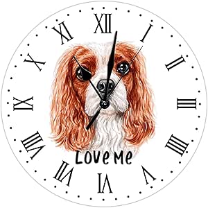Amazon.com: Cocker Spaniel Wall Clock Love Me Dog Decor Cocker Spaniel ...