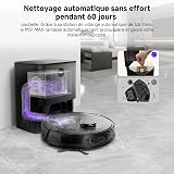 MONSGA Robot Vacuum with Mop, 7000Pa Powerful Suction, Lidar Navigation Robotic Vacuum with 3.5L Self-Empty Station, 180mins Runtime, APP/Remote/Voice Control, for Hard Floors and Carpets (MS1MAX) - 5