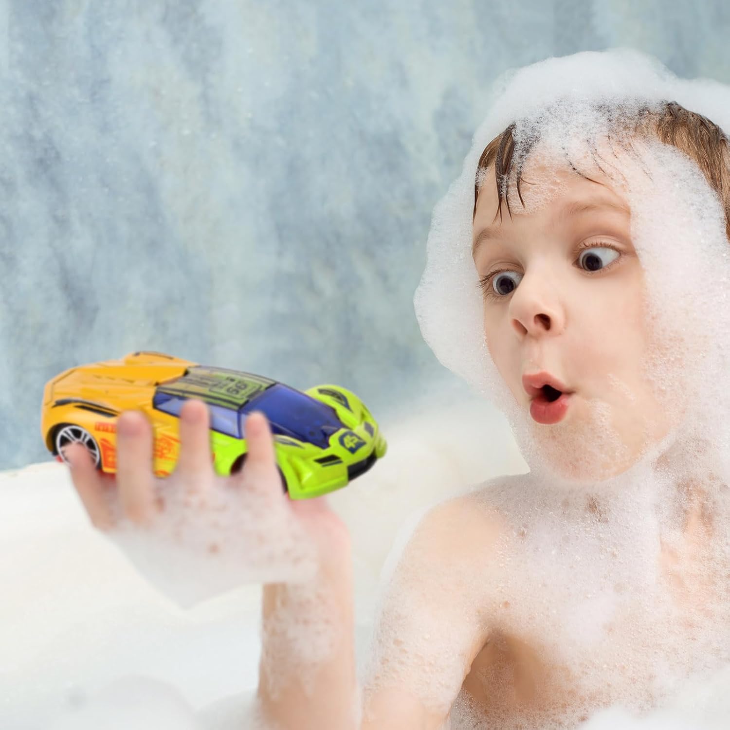 HyDren 12 Pcs Color Change Cars Toy Vehicles in Water Color Changing Bath Toys Car Goodie Bags Fillers Funny Gift for Kids Toddlers Themed Party Favors