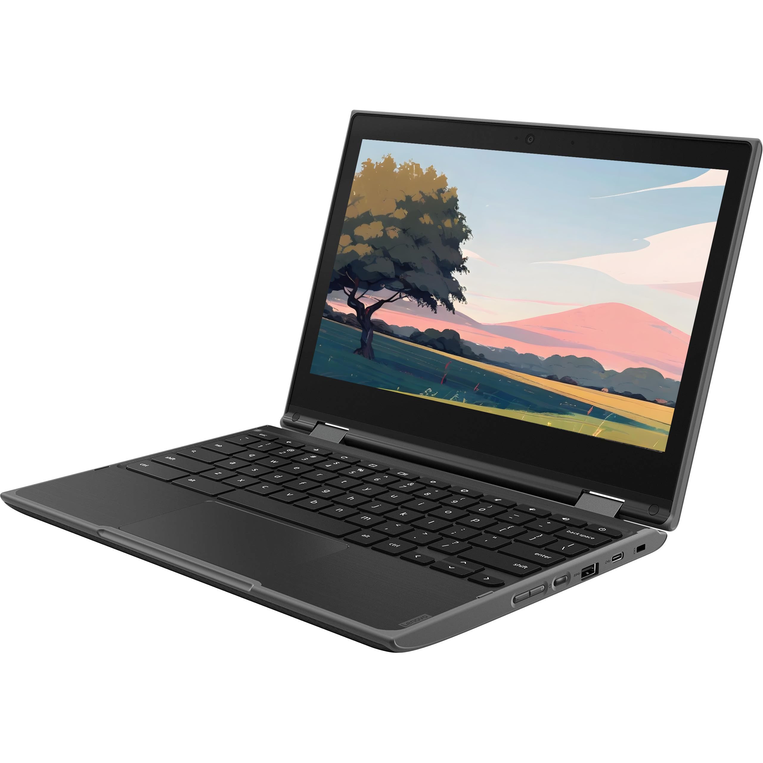 Lenovo Chromebook 300e Ordinateur portable 2 en 1, Intel Celeron N4020, écran 11,6" (1366 x 768), 4 Go de RAM, 32 Go eMMC, clavier japonais QWERTY, Chrome OS (reconditionné)