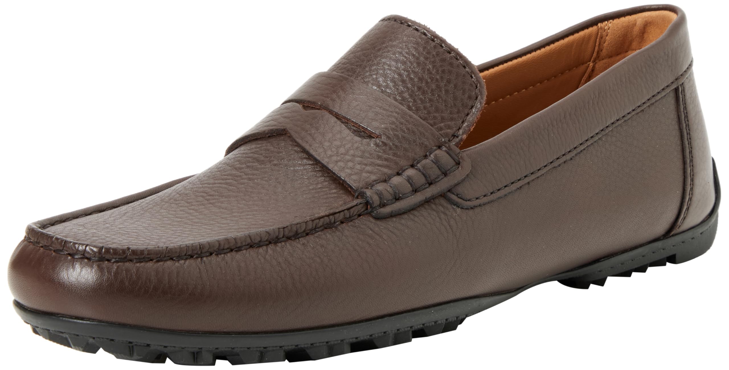 Geox Men's U Kosmopolis + Grip Moccasin, Dk Brown, 9 UK
