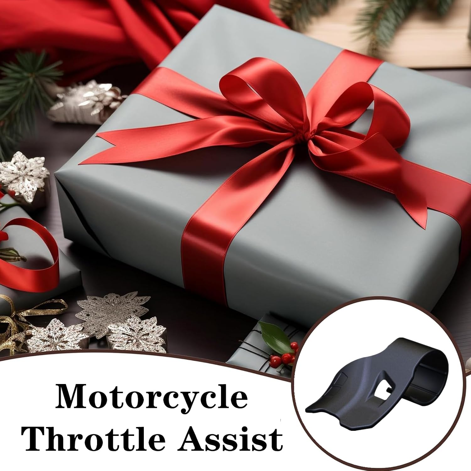 4 Pcs Motorcycle Throttle Assist Universal Rocker Assist Non-Slip Palm Rest for Motorcycle Handlebar