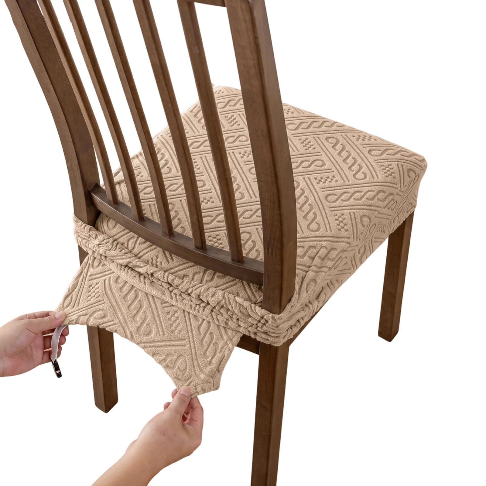 Fundas para Cojines de Sillas de Comedor Pack de 2/4/6,Extraíbles Lavables