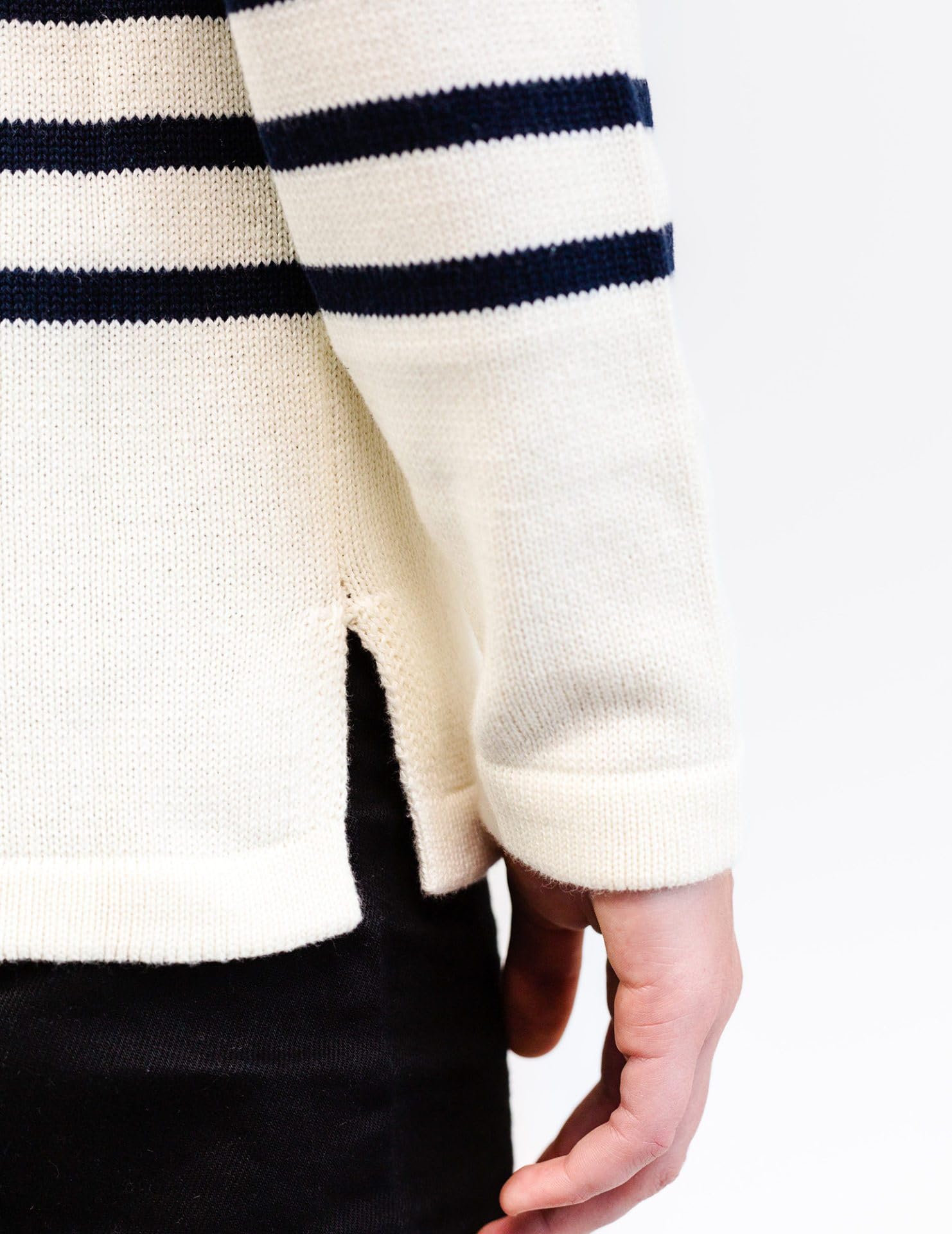 Breizh Ocean - Pull Marin Femme Rayé ou Uni - du XS au 4XL - Création Française BINIC - Pull Femme Hiver - Vêtement Marin