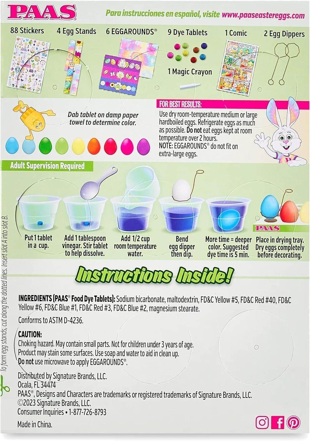 PAAS Deluxe Easter Egg Decorating Kit - America's Favorite Easter Tradition