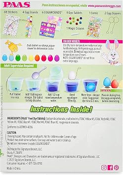 PAAS Deluxe Easter Egg Decorating Kit - America's Favorite Easter Tradition