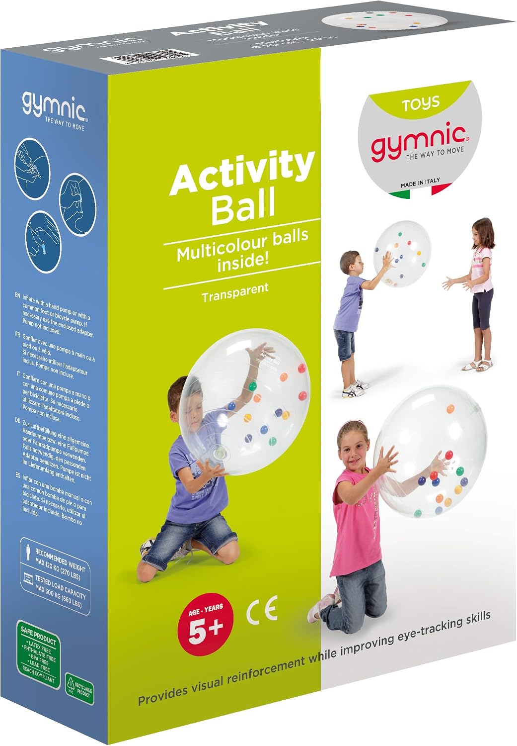 Gymnic Activity Ball Gymnastics Ball 21-inch