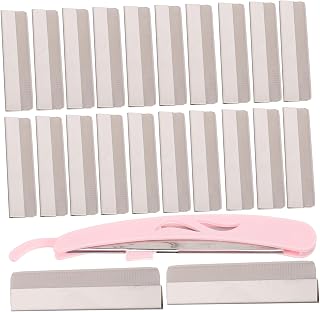 1Set Travel Eyebrow Trim Kit Stainless Steel Eyebrow With Colorful Handles For Smooth Shaping Facial Hair For Travel And Home Use