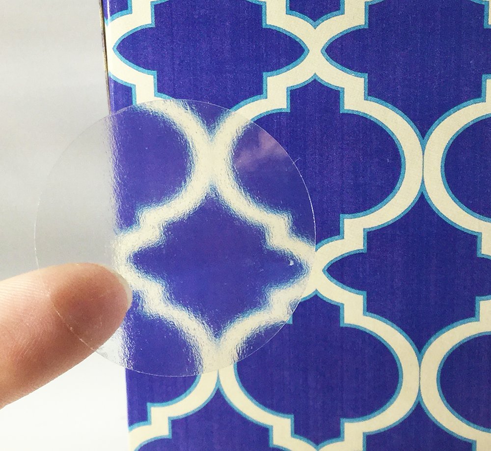 InStockLabels.comClear Circle Labels, 19 mm 3/4 Inch Transparent Seal Stickers 500 Pack