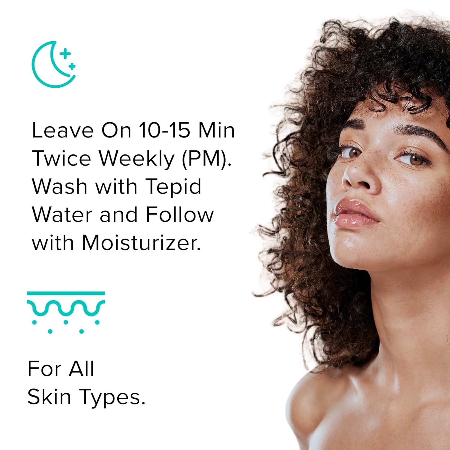 ClarityRx Live + Be Well Probiotic + Pink Himalayan Salt Face Mask, Natural Plant-Based Moisturizing Facial Treatment for All Skin Types, Reduces Redness, Acne & Signs of Aging (1.7 oz) - Image 4