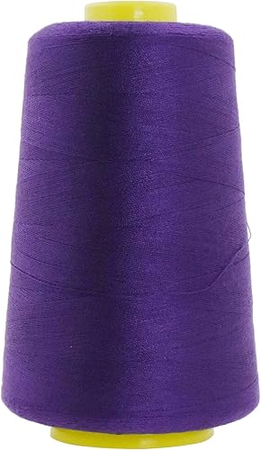 Vista 256 de Mandala Crafts - Hilo de coser multiusos de poliéster para máquina de coser de sarga, sobrehilado, acolchado Beige