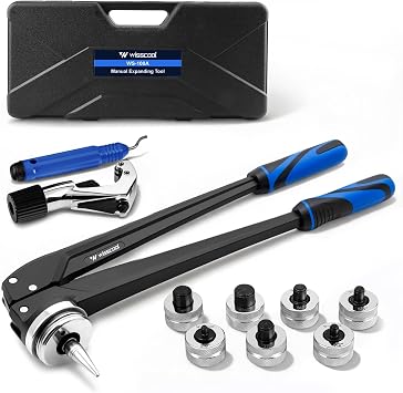 WISSCOOL Copper Tube Swaging Tool Kit HVAC 3/8"-1-1/8"