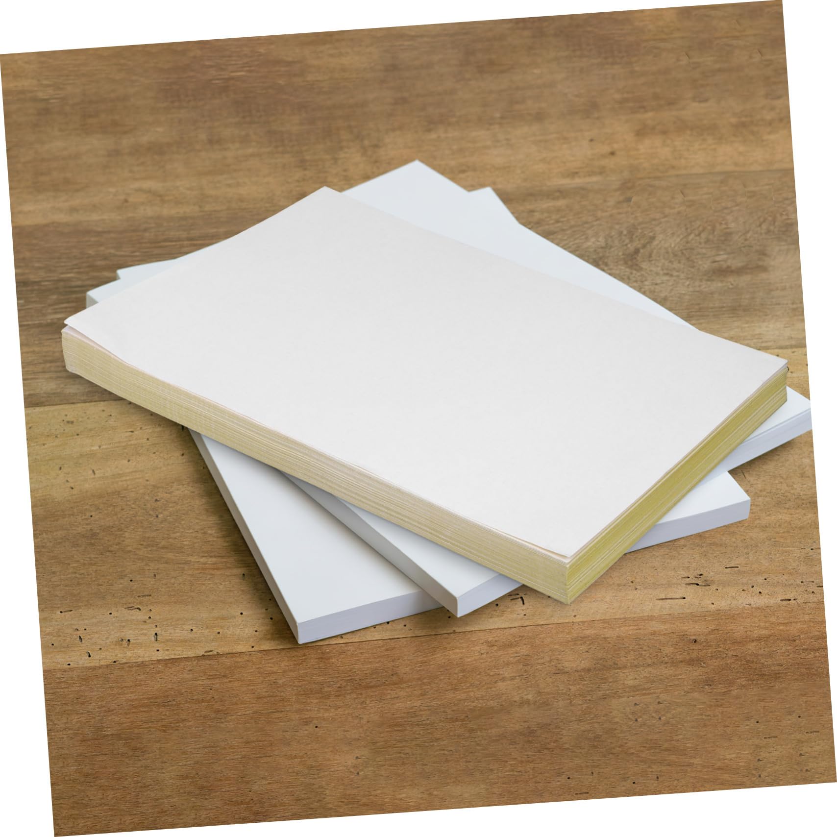 100 hojas Papel Adhesivo Mate para Imprimir Pegatinas Autoadhesivas para Impresora Papel Stickers de Alta Adhesión y Secado Rápido