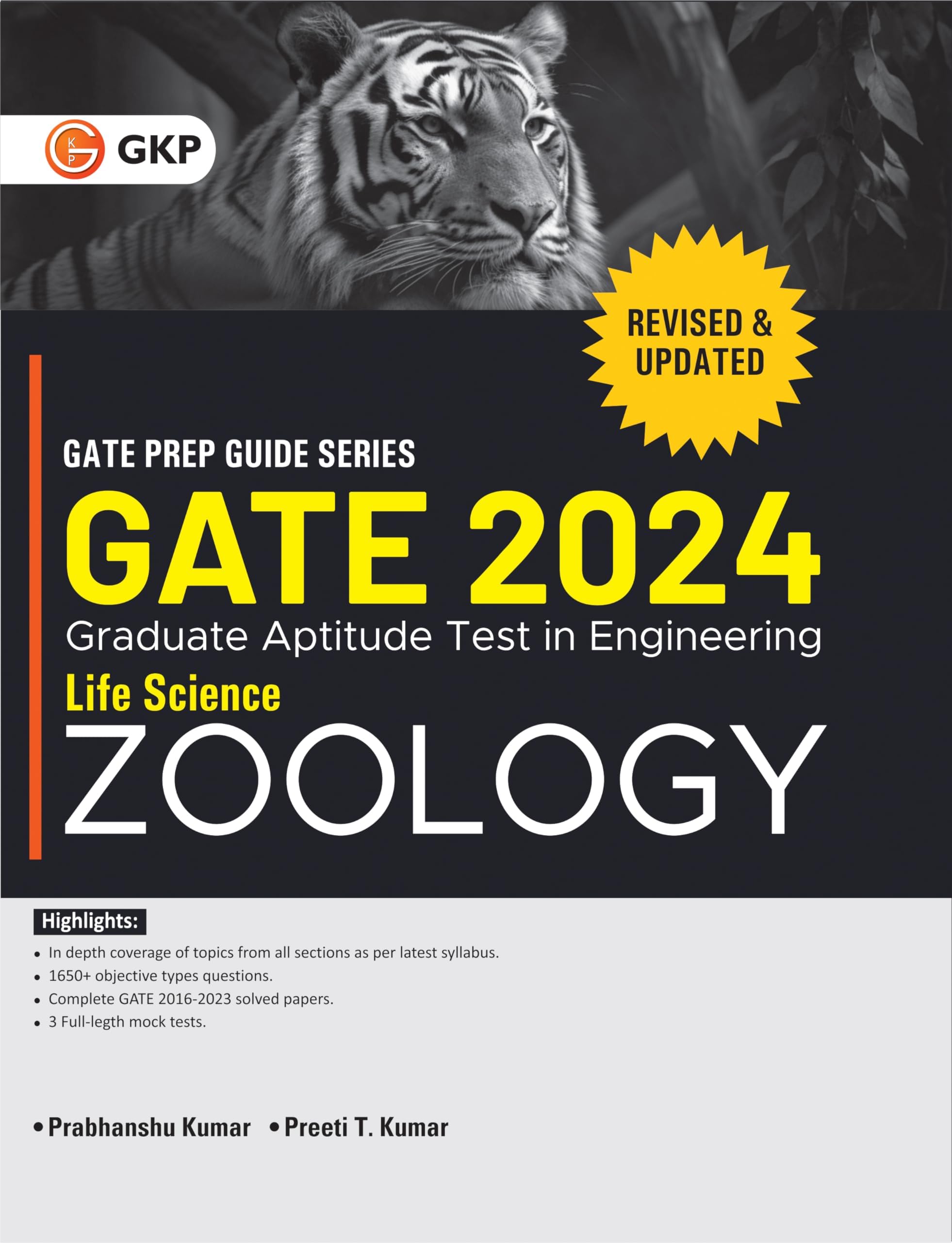 GATE 2024 : Life Science - Zoology - Guide by Dr. Prabhanshu Kumar, Er. Preeti Tripathi