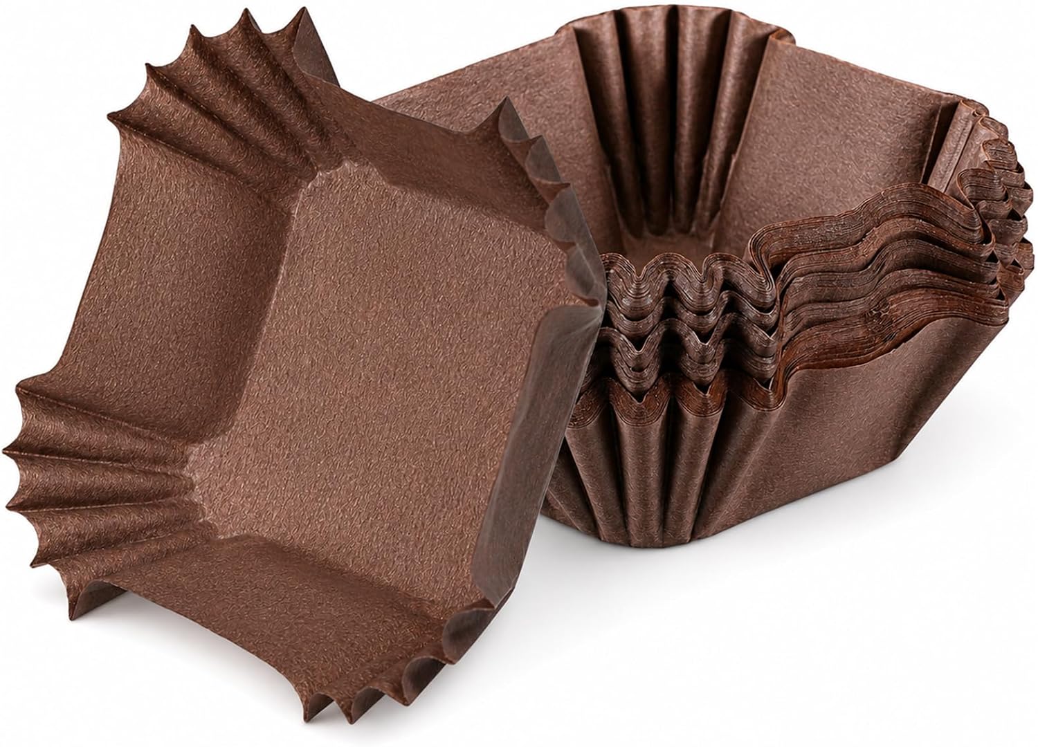 Cupcake Papers Square Cupcake Liners Baking Cups Wrappers, 100Pcs