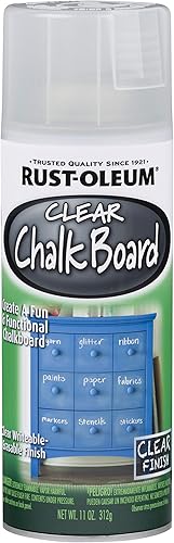 Miniatura 6 de Rust-Oleum 1913830-3PK Pintura en aerosol para pizarra, 12 onzas, negro, paquete de 3