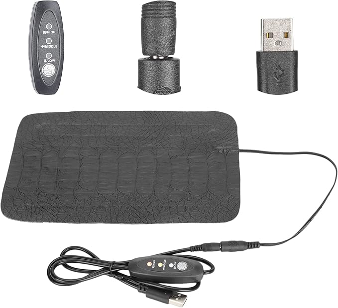 Almohadilla térmica USB para reptiles ZJchao, con control de temperatura miniatura 6