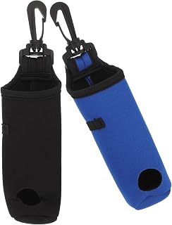 Kichvoe 2pcs Golf Ball Holder Bag with Waterproof Diving Material