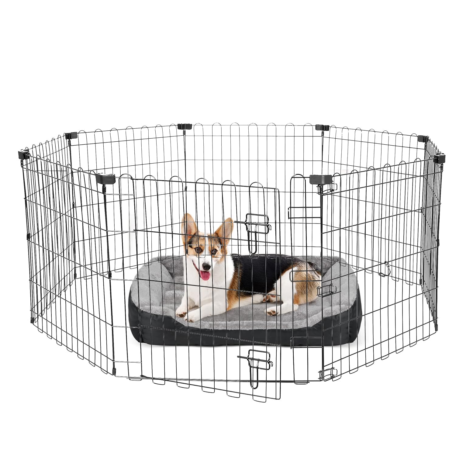 See full amazon price history chart for Smiling Pets Foldable Metal Pet Dog Exercise Fence Pen Suitable for All Types of Small Breeds, Puppies, Cat, Kitten, Rabbit Playpens with Gate (Hexagonal Octagonal 60 x 60 x 24 Inch) Smiling Pets Foldable Metal Pet Dog Exercise Fence Pen Suitable for All Types of Small Breeds, Puppies, Cat, Kitten, Rabbit Playpens with Gate (Hexagonal Octagonal 60 x 60 x 24 Inch) (B0CWGKTCJS) Amazon Price History, Amazon Price Tracker