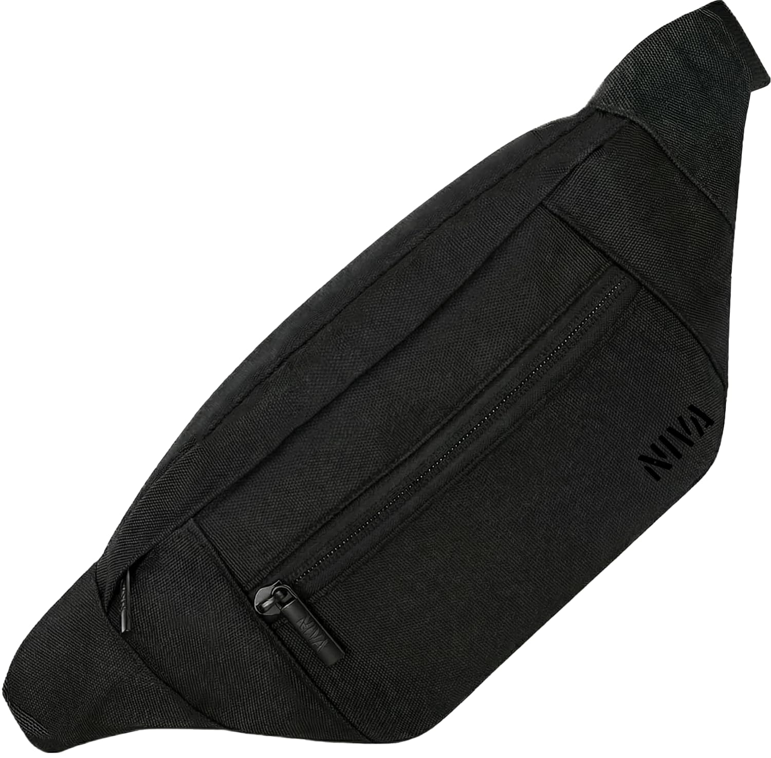 Bum Bag for Men and Women, Fashionable Belt Bag for Maximum Storage Space, Waist Bag with 4 Compartments, Shoulder Bag for Any Activity, all black, bum bag-image-49