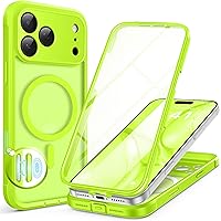 Vista 64 de BERFY Funda para iPhone Air, compatible con MagSafe, protector de pantalla de privacidad integrado y protección de cámara, cuerpo completo